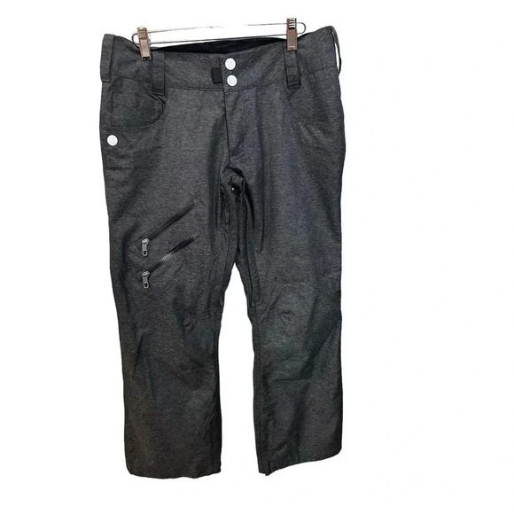 Sims Snowboarding Women's Gray Straight Leg Adjustable Waist Pant Size XS - Picture 4 of 8